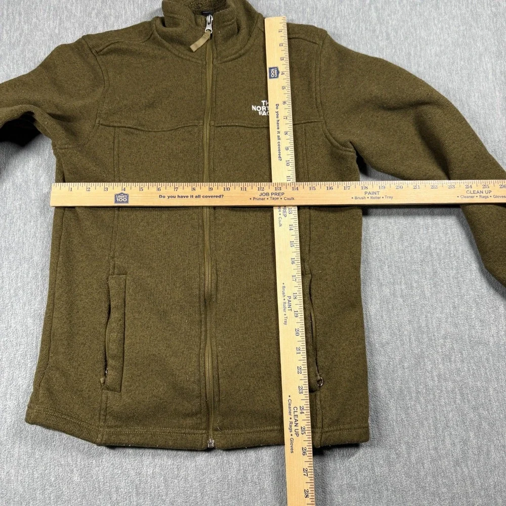 The North Face Jacket Mens Small Fleece Full Zip Mock Neck Sweater Gordon